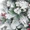 6.5ft. Unlit Full Flocked Fairfield Fir Artificial Christmas Tree